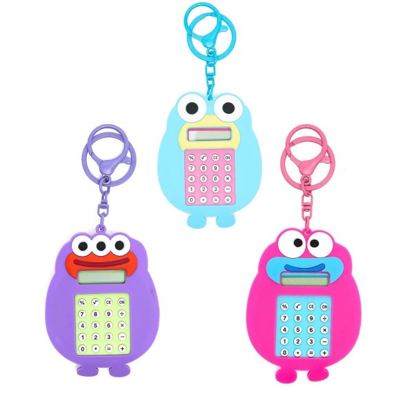 245136 Брелок FG250526069A 3 в 1, міні гра, калькулятор, лабіринт, 4 види, бат.(таб),кул.,6-7-1,5см.