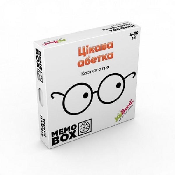 160389 Настільна гра JoyBand MemoBox Цікава Абетка, MB0003