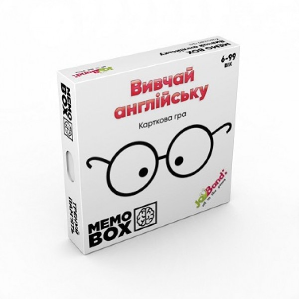 163635 Настільна гра JoyBand MemoBox Вивчай Англійську, MB0004