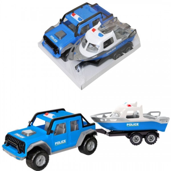 246621 Джип "Титан" з катером поліцейський, Tigres