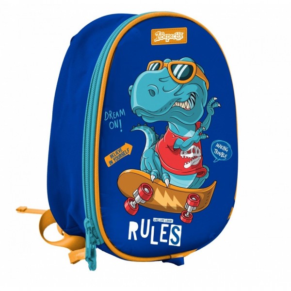 153241 Рюкзак дитячий 1Вересня K-43 "Dino rules", синій
