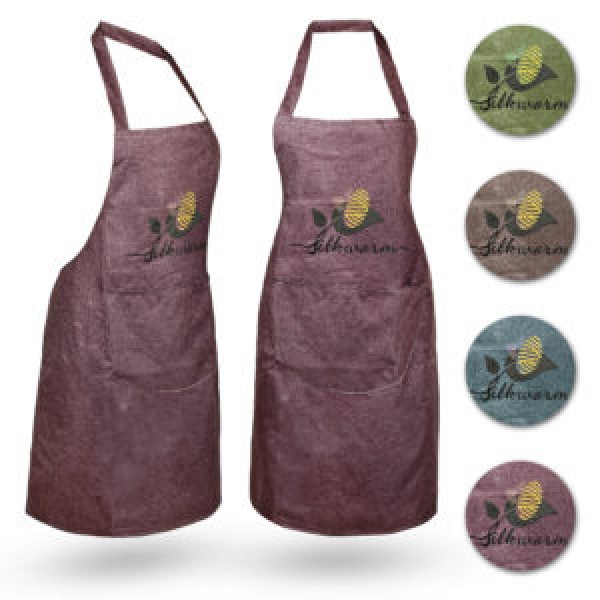 248801 Фартух тканинний з кишенею "Silkworm" 72*66см.,R32608