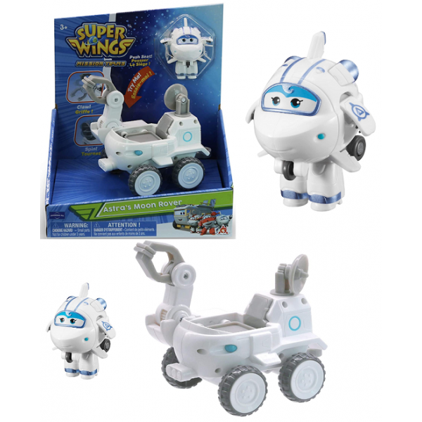 198598 Ігровий набір Super Wings Mission Teams Astra's Moon Rover, Місячний автомобіль Астри