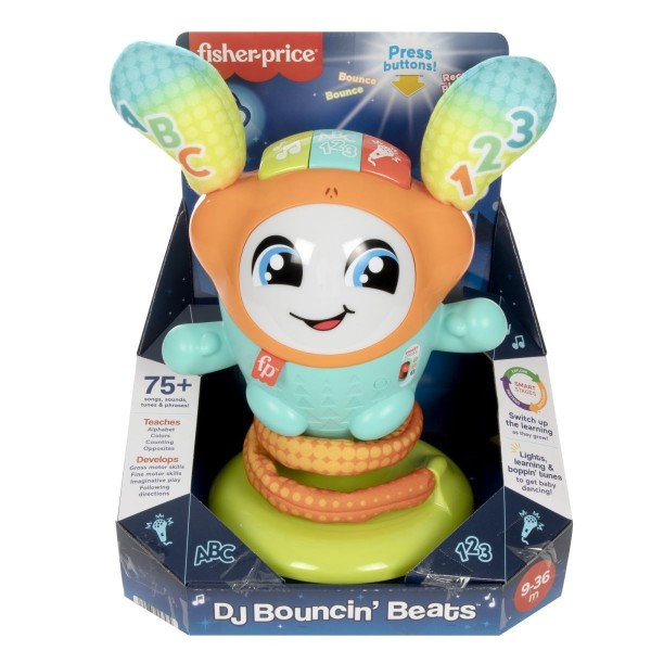 180355 Ді-Джей Стрибунець з технологією Smart Stages (багатомовний) Fisher-Price