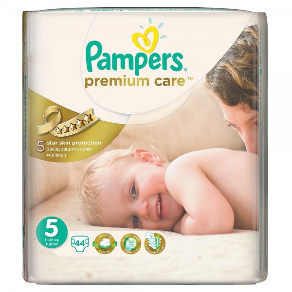 177620 Підгузники Pampers Premium Care 5, 11-25 кг, 44 шт