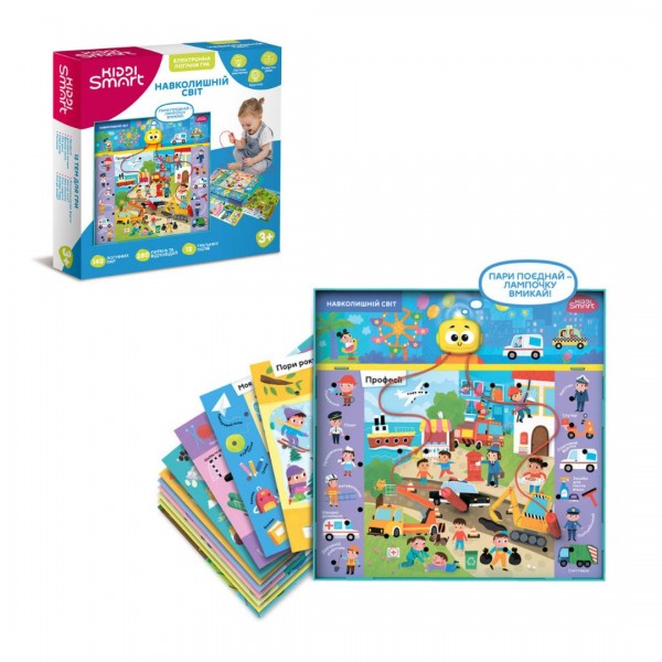 242888 Електронна логічна гра KIDDI SMART – ВІКТОРИНА НАВКОЛИШНІЙ СВІТ S2