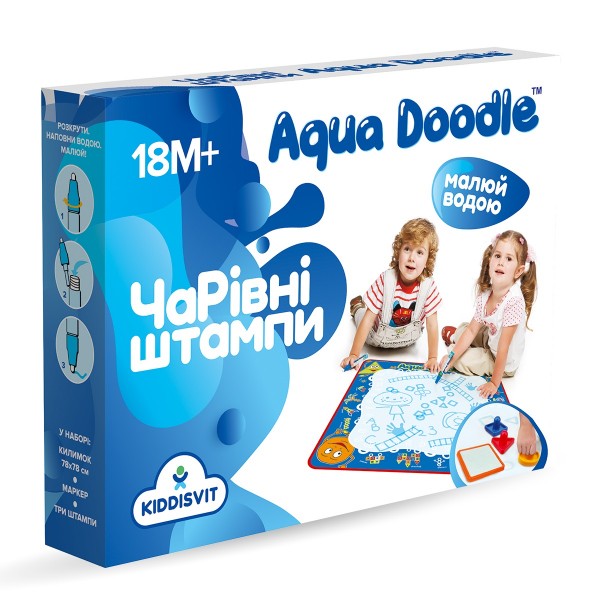 144608 Набір для творчості AQUA DOODLE - ЧАРІВНІ ВОДНІ ШТАМПИ