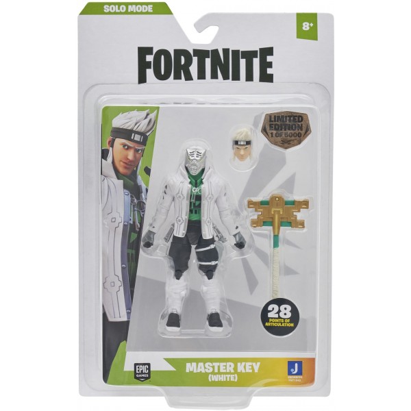 182177 Колекційна фігурка Fortnite Solo Mode Master Key - White, 10см