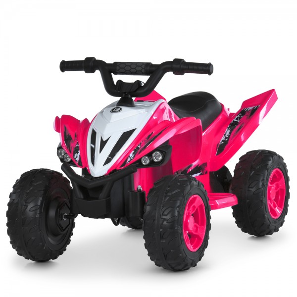 244331 Квадроцикл M 6279EBR-8 2,4G радіок.,2мотори*35W,1акум*12V4,5AH, EVA, USB, TF, BT,муз.,свiтло,рожевий