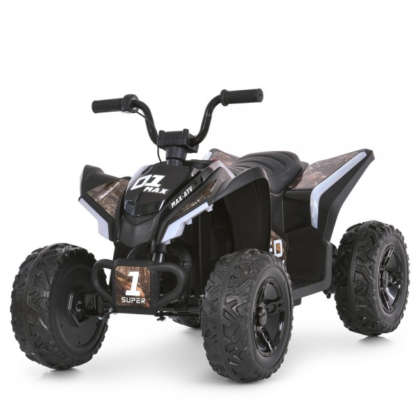 244333 Квадроцикл M 6283EL-18 2*35W,1*12V7-9AH, муз, світло, шкір.сидіння, BT, MP3, USB, EVA, камуфляж