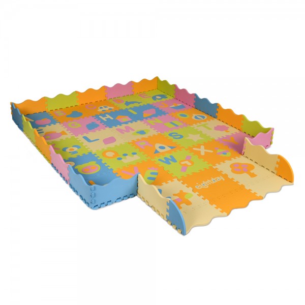 244339 Килимок Мозаїка MR 1289 EVA, 28дет+22 огорожа, англійська абетка, 31-31-1,4см, в плівці