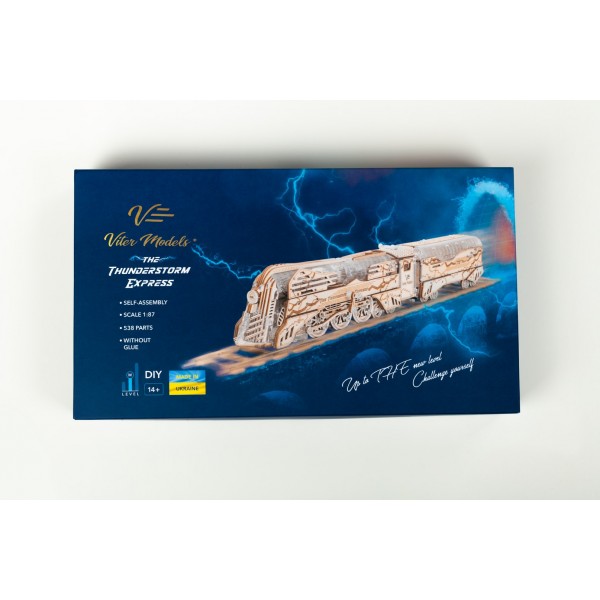 182167 Механічний 3D пазл The Thunderstorm Express Veter Models