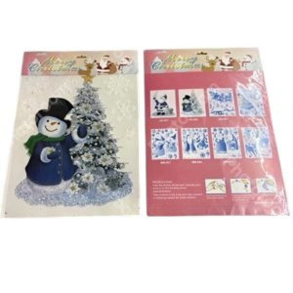 263207 Наклейка на вікна "New Year" 30*41см