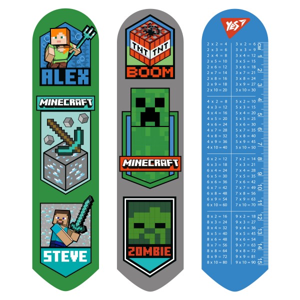 219969 Закладинка 2D Yes "Minecraft Heroes"