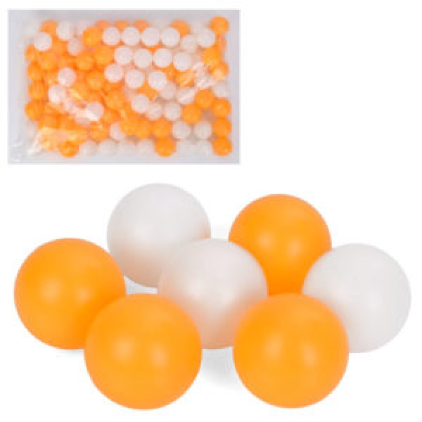 98704 Тенісні кульки MS 3014 шовний, 38мм., 2 кольори, упак. 100 шт., кул.