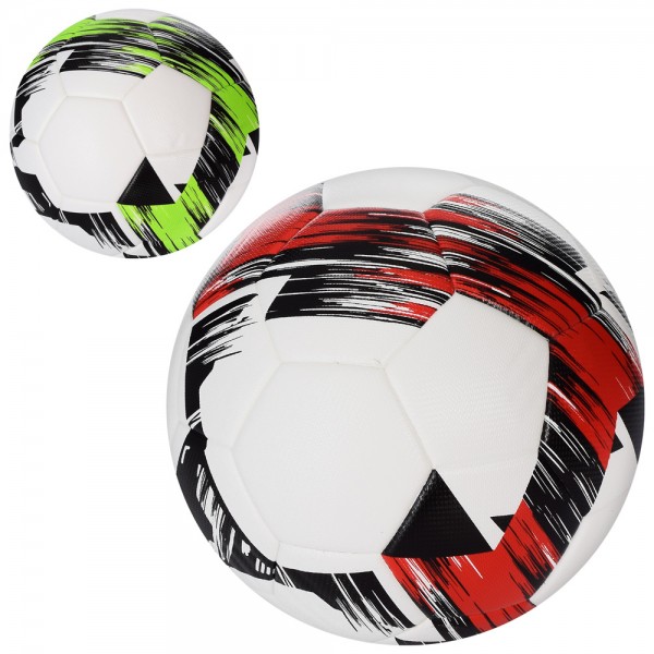 139985 М'яч футбольний MS 3427-5 розмір 5, PU, 400-420г, ламінов., сітка, голка, 2 кольори, кул.