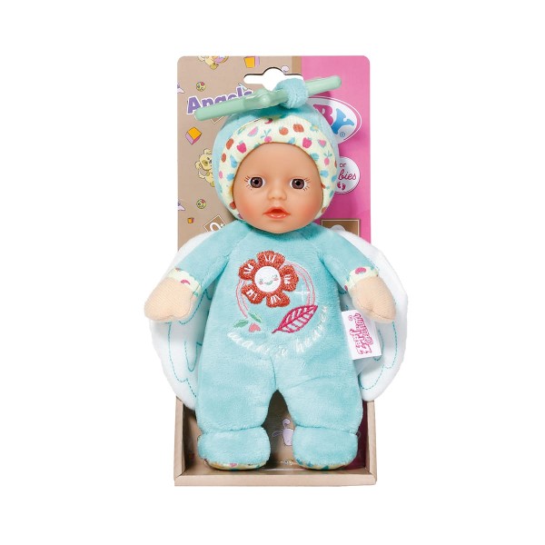 161022 Лялька BABY BORN серії "For babies" – БЛАКИТНЕ ЯНГОЛЯТКО (18 cm)