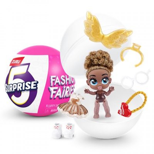 184215 Ігровий набір ZURU 5 SURPRISE FASHION FAIRIES Фігурки-сюрприз в шарі 5 шт. в асортименті