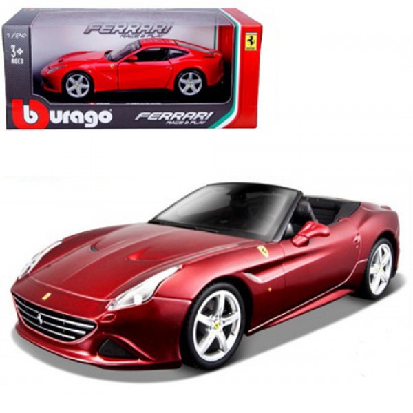 192512 Автомодель - FERRARI CALIFORNIA T (асорті бордо, сірий металік, 1:24)