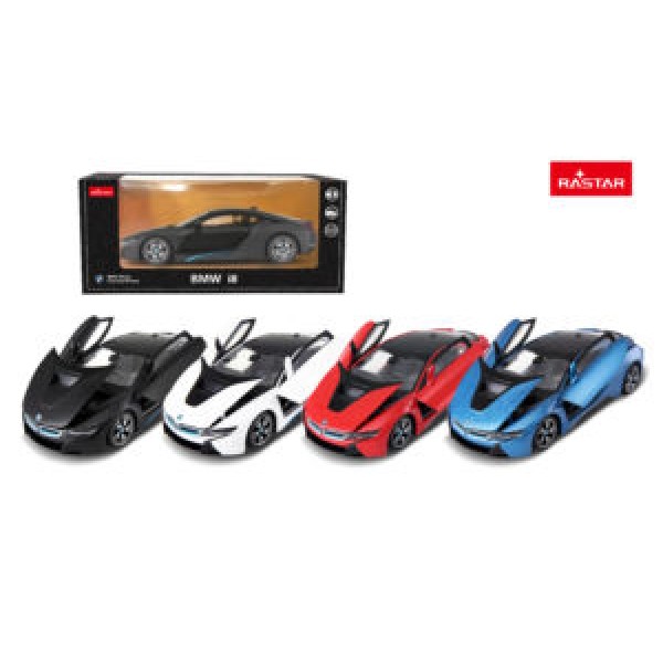 244726 Машина 56500 BMW i8, 1:24,метал,19см, відч.двері/капот, гумові колеса,3 кольори, в кор.,24,5-11-13см