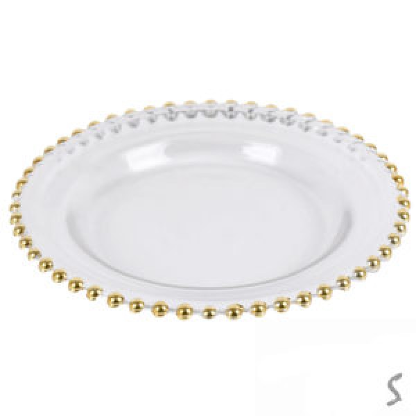 257701 Блюдо скло "Pearl of the Ocean" 11" (26.9см) R35938-27