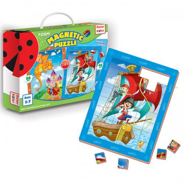 16994 Magnetic puzzles in the box "Pirates" RK1301-02