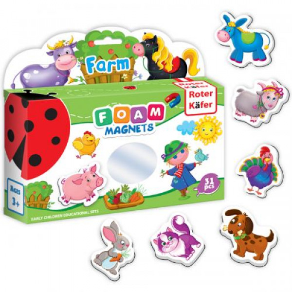 23678 My little world on magnets Farm RK2101-01