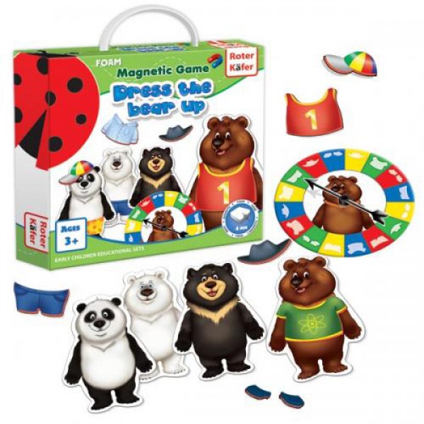 39385 Magnetic game Dress a bear up RK3203-01