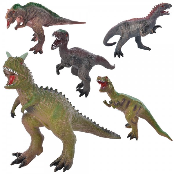 152399 Фігурка HY609-10-12-14-16 динозавр, 5 видів, муз., від 30 до 38 см.