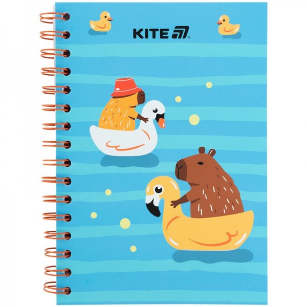 251757 Блокнот на спіралі картонна обкл., А5, 80 арк, кл, Cute 2