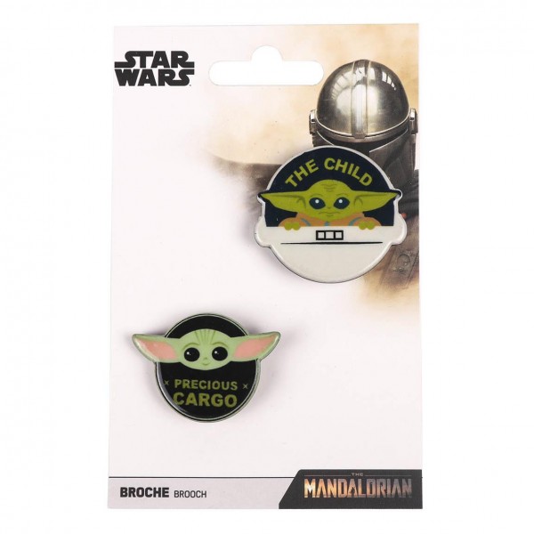 185534 Набір брошок Мандалорець, CERDA BROOCH THE MANDALORIAN THE CHILD 