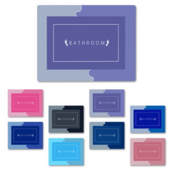 168845 Килимок суперпоглинаючий у ванну 120*150см прямокут. R30937-150