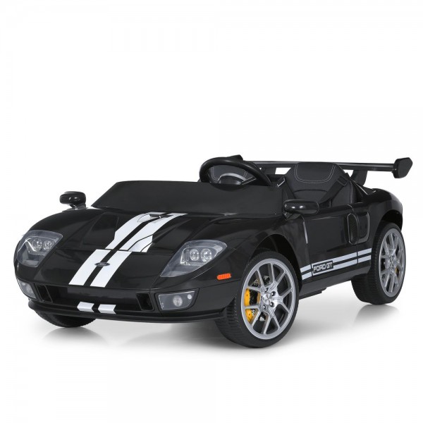 244345 Машина M 6107EBLR-2(24V) радіок.2,4G,4мотори90W,1акум24V7AH,світло, муз,EVA,USB,BT,FM, шкір.сид.,чор