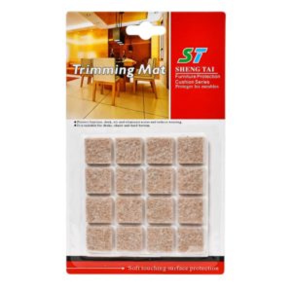 227131 Наклейки на ніжки стільця/стола квадр 16шт/л 11.3*19см., R94609
