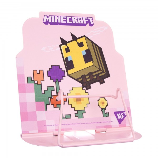 220114 Підставка для книг фігурна Yes "Minecraft.Spring", метал з висічкою
