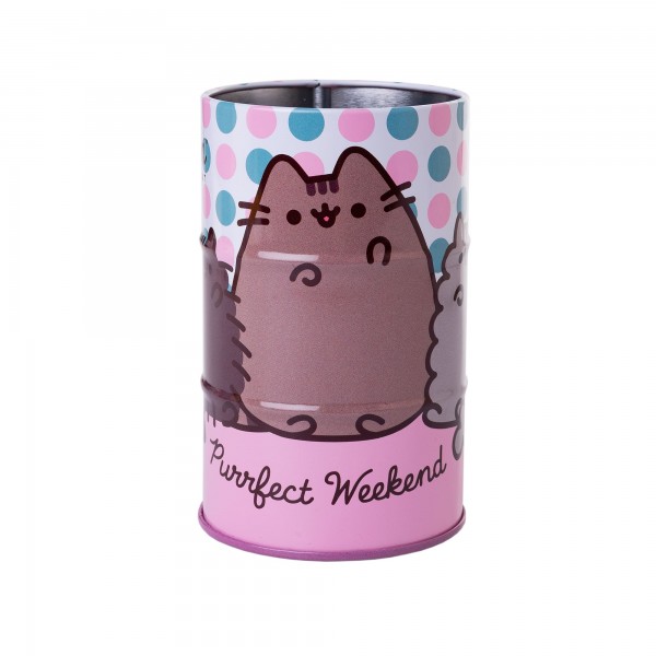 220103 Стакан-підставка бочка Yes «Pusheen» метал