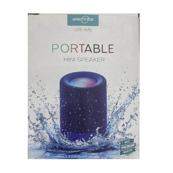 207763 Колонка FG231110004P-1 акум., 1200mA, 5W, Bluetooth,USB,TFслот,5кольорів,світло,кор.,8,5-10,5-8,5см.
