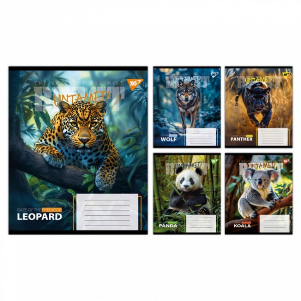 228372 А5/36 кл. Yes The wild, зошит учнівський загальний