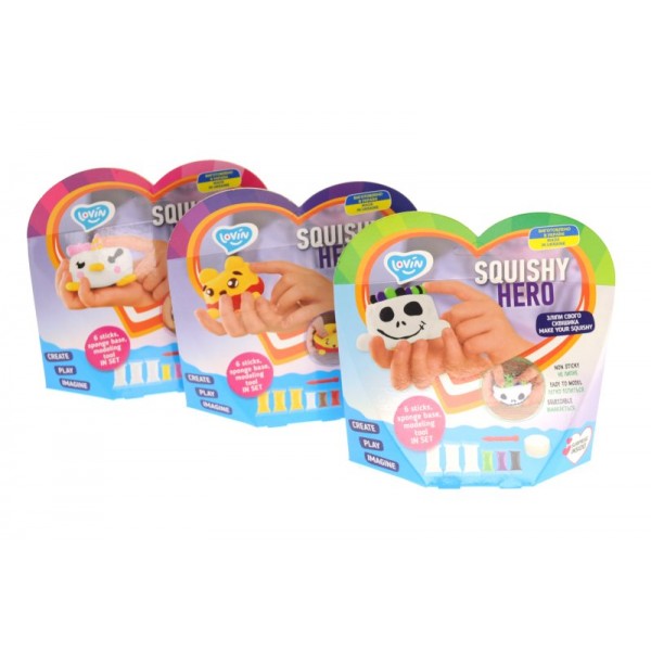 147878 Squishy Мікс ТМ Lovin Набір для ліплення з повітряним пластиліном