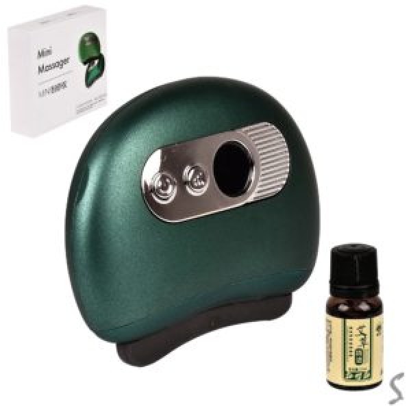 256136 Масажер для обличчя/шиї USB зі скребком гуаша "Thin face" 16*14*4см R100163