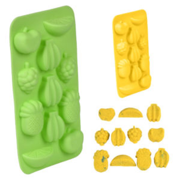 222916 Форма для льоду/шоколаду/мастики силікон "Fruits" 19*11см., R99202