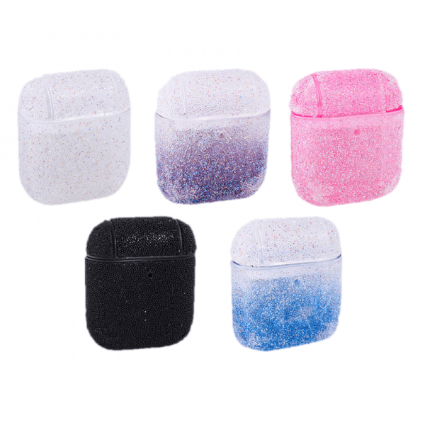 105047 Чехол для наушников Ейрподс Case Glitter series, Violet