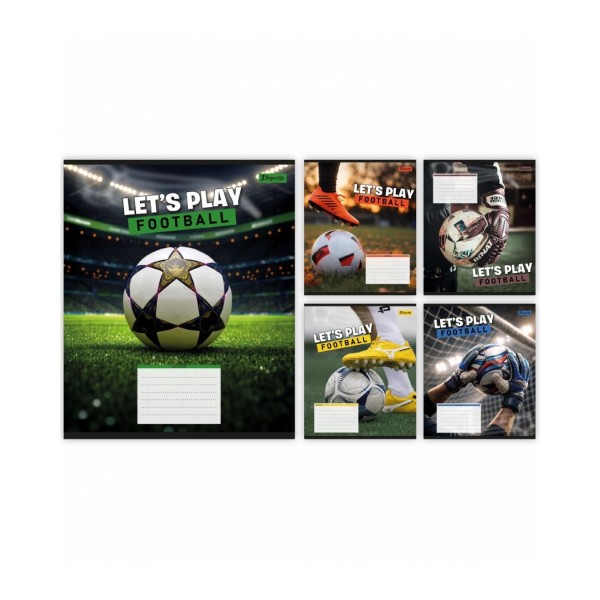 258597 Зошит учнівський 1В "Let's play football" А5/12 кл.