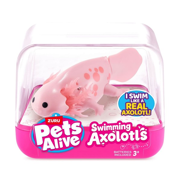 217539 Інтерактивна іграшка PETS ALIVE S1 – АКСОЛОТЛЬ (рожевий)