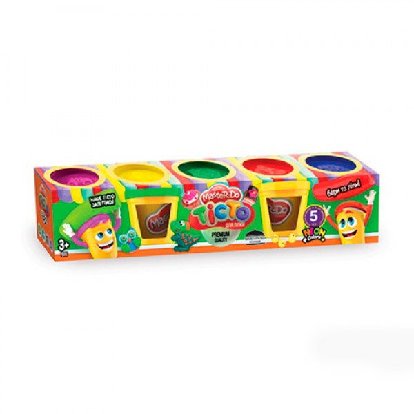 244756 Набір креативної творчості "Тiсто для лiпки "Master Do" 5 банок*50г укр. (9)