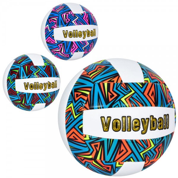 156363 М'яч волейбольний MS 3627 офіційний розмір, ПВХ, 260-280г, 3 кольори, кул.