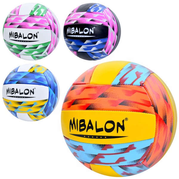 165727 М'яч волейбольний MS 3924 офіційний розмір, ПВХ, 260-280г., 4 кольори, кул.