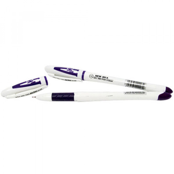 683 801A-VIO Ручка гел фіолет 0,5мм, білий корпус