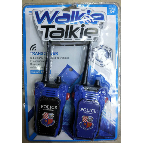 106729 ИГРУШКА РАЦИЯ ПОЛИЦИИ WALKIE TALKIE JC624-38