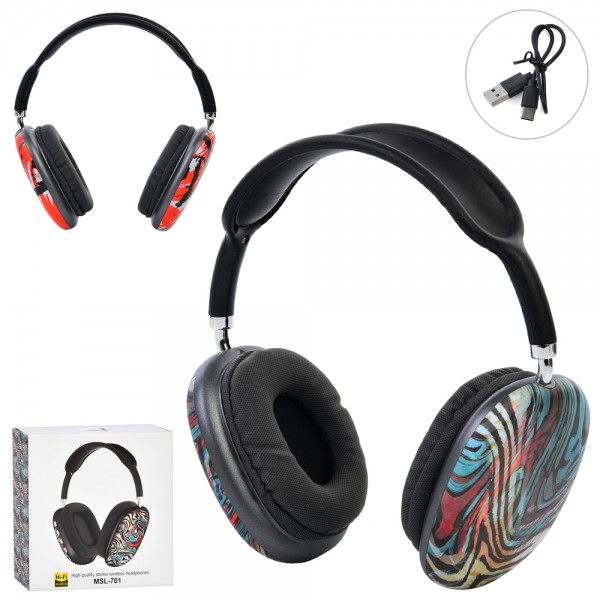 215311 Навушники FG231109034P-1 акум., Bluetooth, USB, TF, 2 види, кор, 21-21-4,5 см.